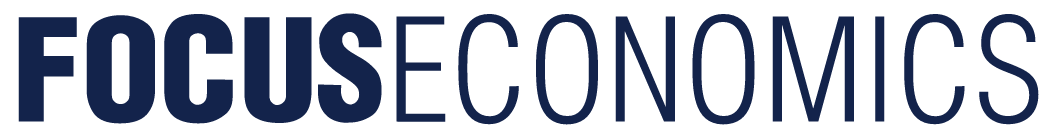 FocusEconomics logo, horizontal, full color